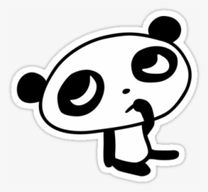 Cute Kawaii Panda\ - Cute Sticker Panda Png
