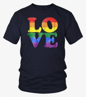 Vintage Love Rainbow Flag Lgbt Gay Pride T-shirt - Eat People T Shirt