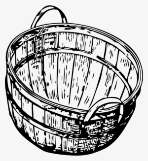 Picnic Basket Clipart Empty Laundry Basket - Open Basket Clip Art