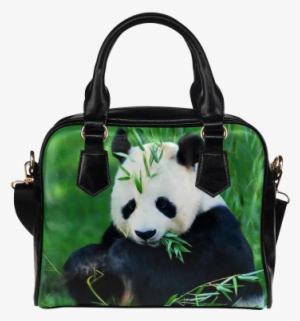 Interestprint Cute Panda Bamboo Women's Pu Leather