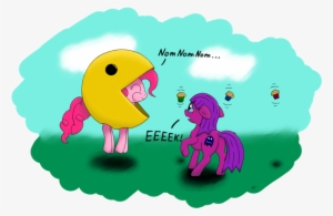 pacman pie and scaredy ghost by sesambrot - pac man pony