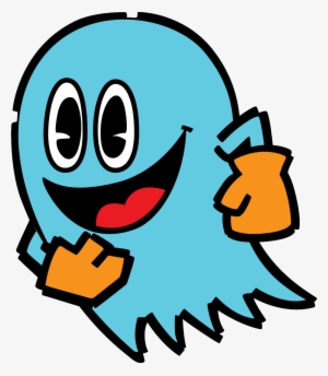 Inky - Pac Man Ghost Cartoon
