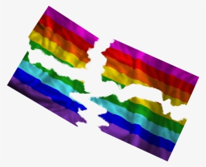 Rainbow Flag By Cjf20 - Rainbow Flag Torn