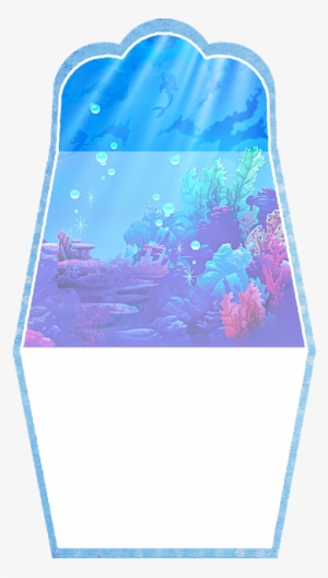 The Little Mermaid Birthday Free Printable Purse Invitations - Underwater The Little Mermaid Ocean Background