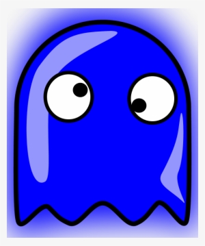 Inky Is A Pale Blue Ghost, With A Volatile Mood And - Pacman Blue Ghost Png