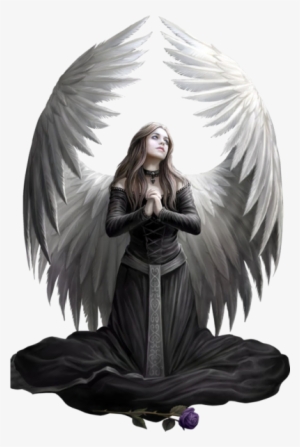 Share This Image - Anne Stokes Greeting Cards - Prayer For The Fallen