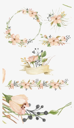 Flower Watercolor Png Download - Watercolors Logo Creative Market
