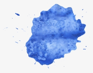 water paint png - blue paint splatter png