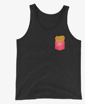 Fake Pocket With Fries Tank Top