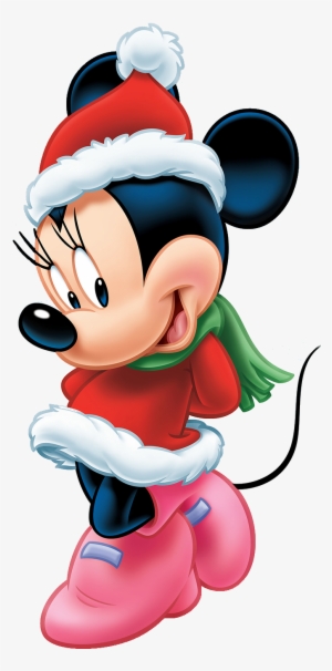 Minnie Mouse Christmas Lifesize Standup - Minnie Mouse Santa Claus