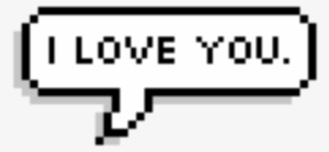 I Love You, Overlay, And Speech Bubbles Image - Love You Tumblr Png