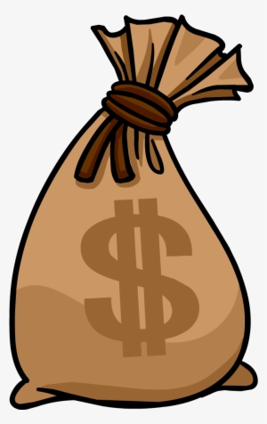 Money Bag Icon - Cartoon Money Bag Png