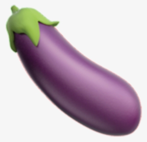 About That Eggplant - Transparent Eggplant Emoji