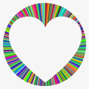Prismatic Heart Halo Large Clip Art Library Stock - Christian Cross
