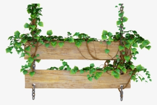 Wooden Blank - Wooden Sign With Vines