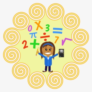 This Free Icons Png Design Of Framed Math Girl