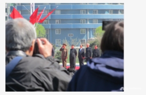 North Korea's 'big Event' The Opening Of A New Street - Crowd