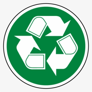 Recycle Label Png Royalty Free Library - Recycle Symbol In Circle