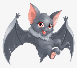 Transparent Halloween Bat Cartoon Png Clipart - Bat Cartoon Png