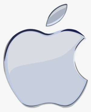 Silver Apple Logo Png