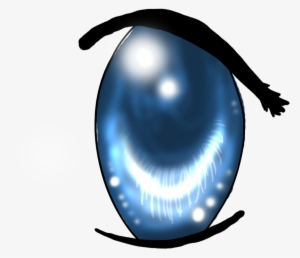 Banner Blue Eyes Clipart Anime Eye Pencil And - X