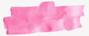 Png File Size - Pink Watercolour Paint Strokes