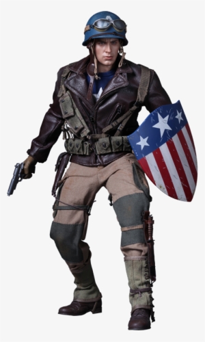 Hot Toys Captain America - Captain America First Avenger Png
