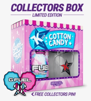 Keemstar's Cotton Candy Collectors Box Free Pintrill - Cotton Candy G Fuel