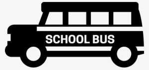 School Bus Png Black And White Graphic Stock - School Bus Svg Free