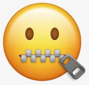 Free Png Zipper Mouth Emoji Png Apple Hd High Resolution - Zipper Emoji