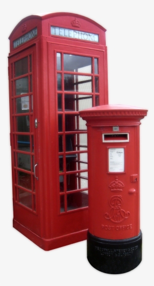 K6 Telephone Box And Edward Vii Pillar Box Amberley - London Telephone Box Photo Booth