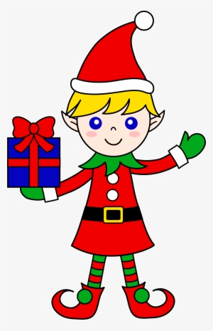 28 Collection Of Santa And Elf Clipart - Clip Art