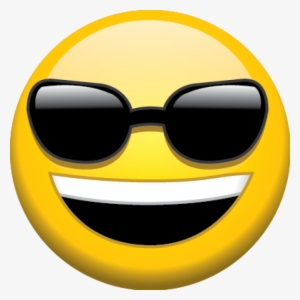 Sunglasses Emoji Transparent Background - Cool Emoji No Background