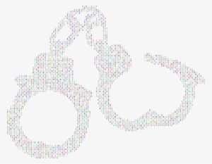 This Free Icons Png Design Of Prismatic Digital Handcuffs