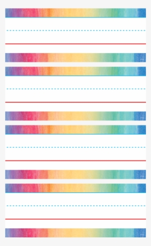 Tcr20876 Watercolor Word Strips Image - Watercolor Painting