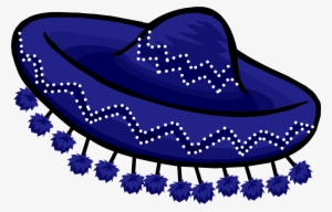 Starlit Sombrero - Blue Sombrero Clip Art