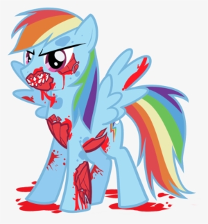 Zombie Rainbow Dash From My Little Pony By Dragoart - My Little Pony Rainbow Dash Zombie