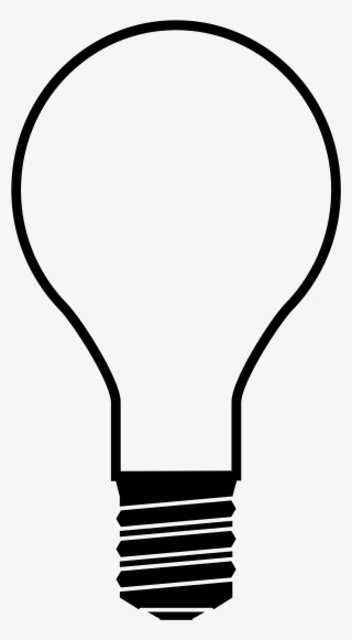 Christmas Light Bulb Silhouette At Getdrawings - Light Bulb Silhouette Png