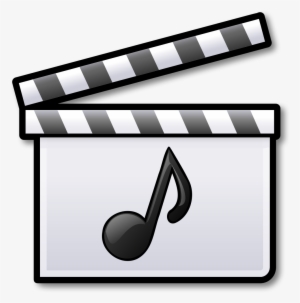 Music Film Clapperboard - Film Reel Png File