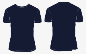 High Resolution Blank T Shirt Png Icon - Navy Blue Shirt Template