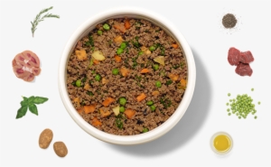 Hearty Beef Eats - Dog Food Bowls Png