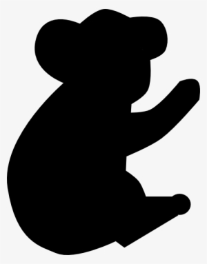 Image Free Bear Clipart Silhouette - Koala Vector