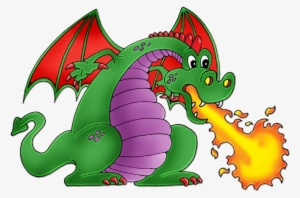 Fire Breathing Dragon Cartoon Clip Art - Kassim And The Greedy Dragon