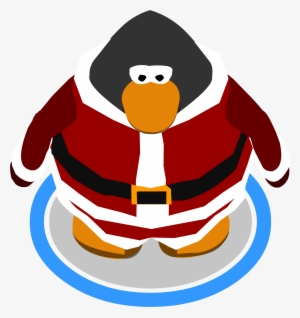Santa Suit Ingame - Club Penguin Graduation Cap