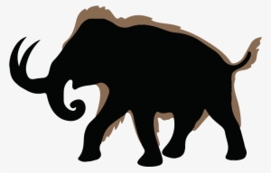 Woolly Mammoth Clipart Wooly Mammoth - Wooly Mammoth Silhouette Transparent