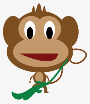 Ape Cartoon Baby Monkeys Mammal - Cartoon Monkey Shower Curtain