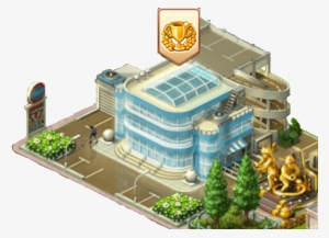 Administrative Building With Achievement Notification - Building