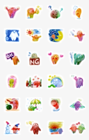Sell Line Stickers Watercolor Stickers By Ryah Personas