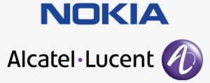 Nokia Logo Png Transparent Background - Nokia Alcatel Lucent Logo Png