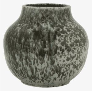 Decorative Black And Grey Ceramic Vase - Bloomsbury Market Black Gloss Ceramic Table Vase